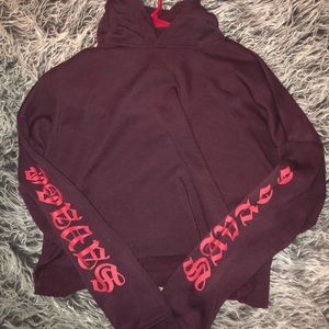 Large Women’s crop top sweatshirt